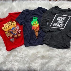 Lot of 3 Toddler sz 3 Boys T Shirts